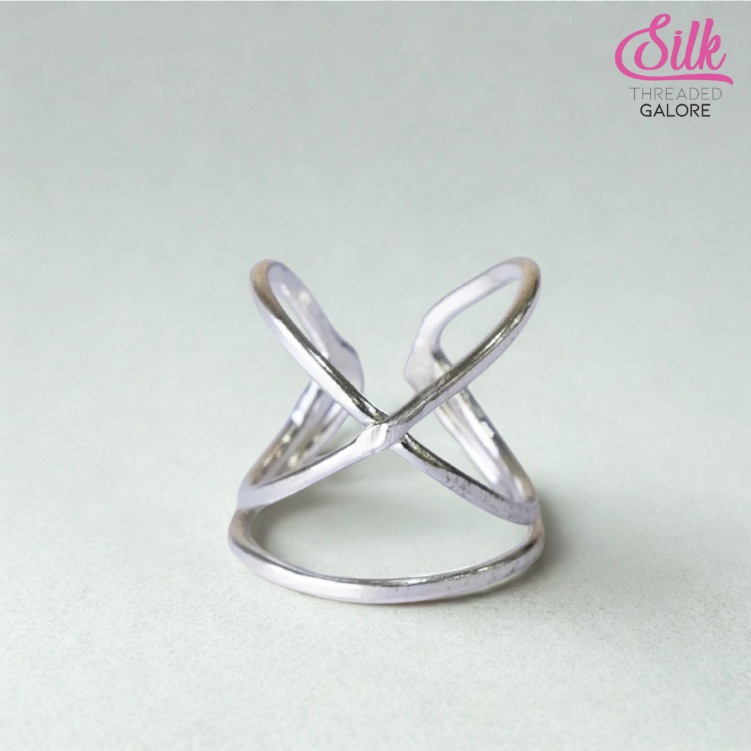 Silver Plated Brass Ring