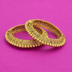 Antique Openable Bangles With Gold Plating