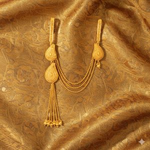 Antique Plain Gold Jhuda ( Hip accessory) With Gold Plating