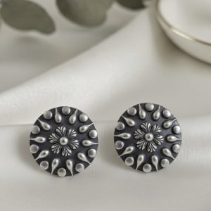 The Floral Medallion Studs
