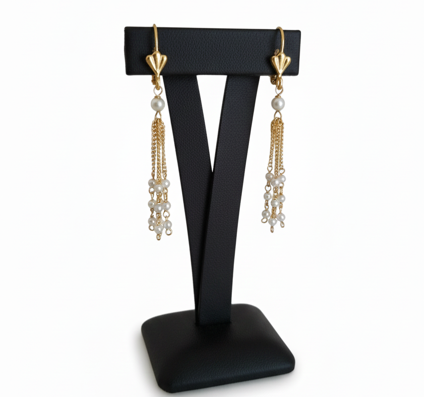Fluid Elegance & Timeless Grace Drop earrings