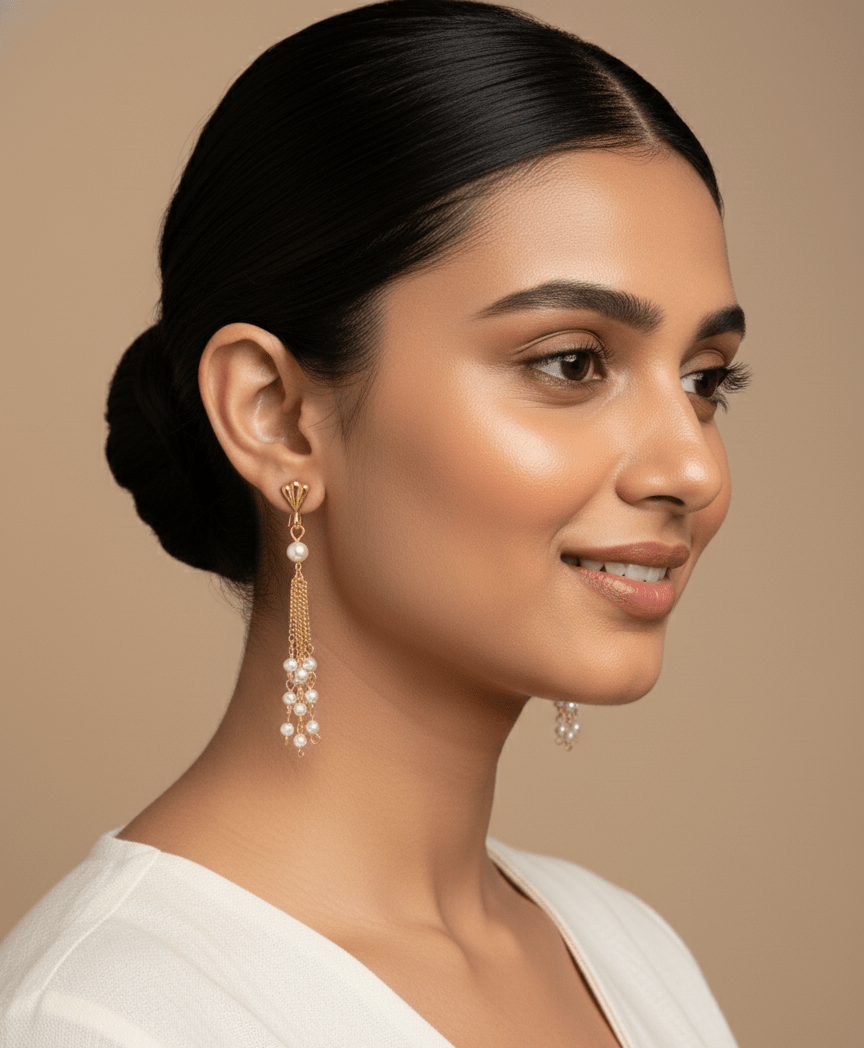 Fluid Elegance & Timeless Grace Drop earrings - Image 3