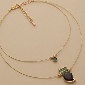 The "Duo-Glow" Invisible Layered Necklace
