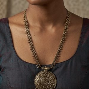 Handcrafted Antique Brass Temple Jewelry