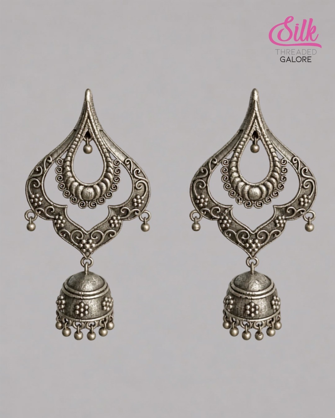 Antique Temple Jhumka Earrings